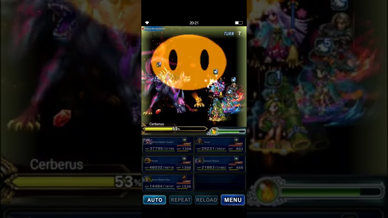 FFBE - Cerberus ADV with Taivas. All mission clear