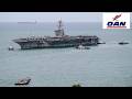 USS Abraham Lincoln Crew Gets First Break After 286 Days at Sea