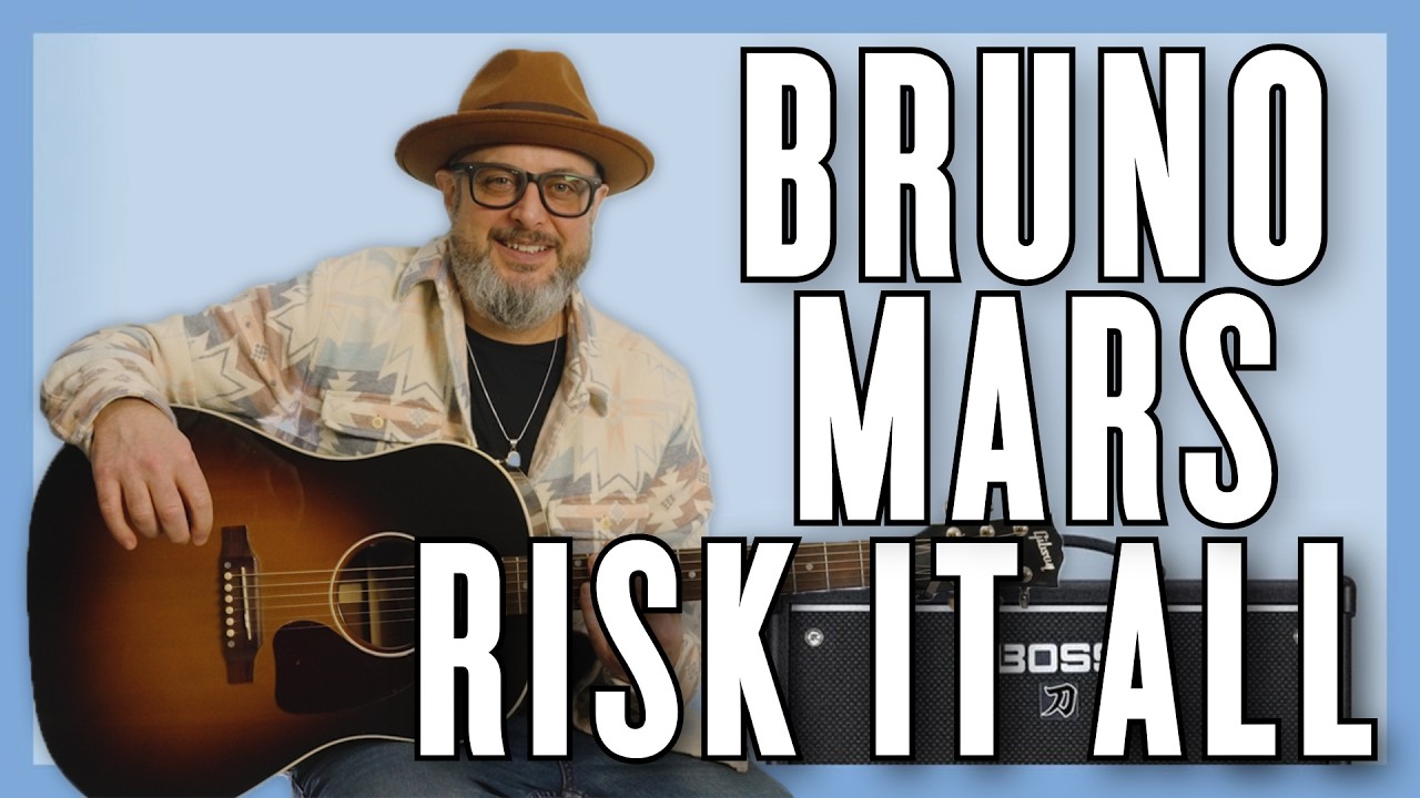 Bruno Mars Risk It All | Guitar Tutorial with Jazzy Chord Movements