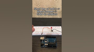 Blink an LED  with Arduino in 50 seconds!                         #arduino #arduinoproject #robotics