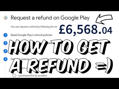 How To Get REFUND  Google Play & Apple Store Links & Guide  Get Ya Cash Back In The Bank Guide