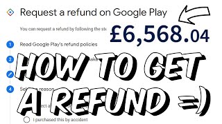 How To Get REFUND - Google Play & Apple Store Links & Guide - Get Ya Cash Back In The Bank Guide