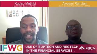 Use of Suptech and Regtech in the financial services