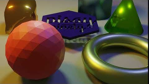 Blender 3D Eevee render test at 64 samples with Radeon 580X on iMac.