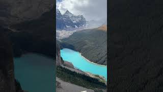 Moraine lake from Tower of Babel #mountains #banff #canadianlake
