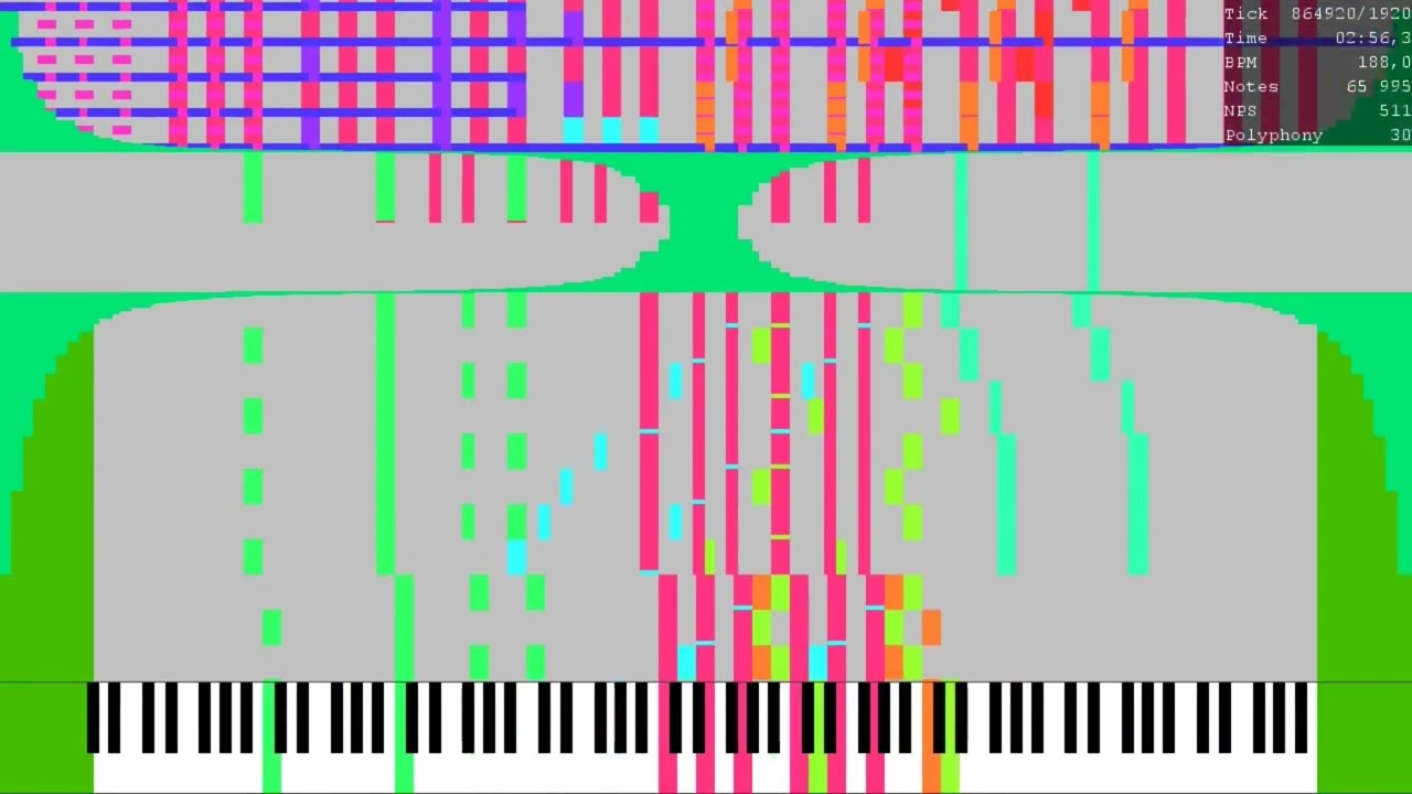 Tau 2 - The Song with 12.566 Million Notes Deblacked!