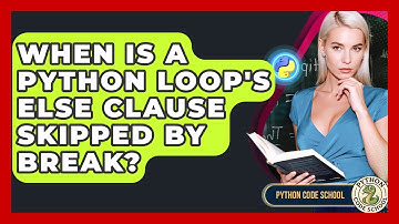 When Is A Python Loop