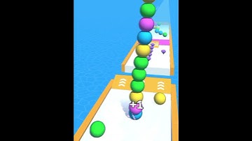 Ball Stacking 🪀🏏 level 14 #game #shorts #shortvideo