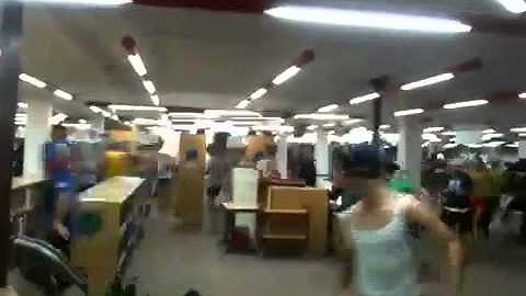 Stellenbosch Library + exam cheer up + flashmop 19 May 2011