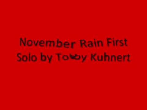 November Rain First Solo by Toby Kuhnert