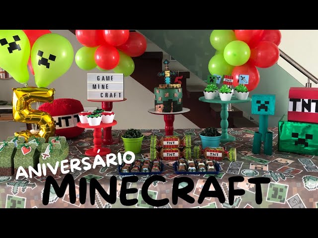 Aniversário Minecraft