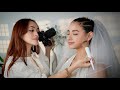 ASMR Bridal Photoshoot | Makeup Prep, Veil Placement & Perfectionist Styling Touches| Soft-Spoken