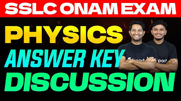 SSLC Onam Exam Physics Answer Key Discussion | Eduport