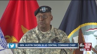 High security, high-profile guests at U.S. CENTCOM change of command