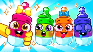 Bottle Feeding Song 🍼😊 Where Is My Milk? 🤩 Kids Songs & Nursery Rhymes by VocaVoca Bubblegum 🥑