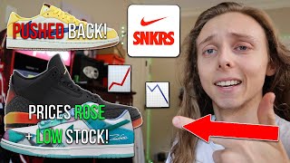 LIMITED AF! FUTURA SB/J BALVIN JORDAN 3 RIO PRICES ROSE + TRAVIS SCOTT JORDAN 1 ELKINS PUSHED BACK??