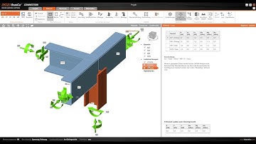 IDEA StatiCa Checkbot: Übergabe aus Axis VM