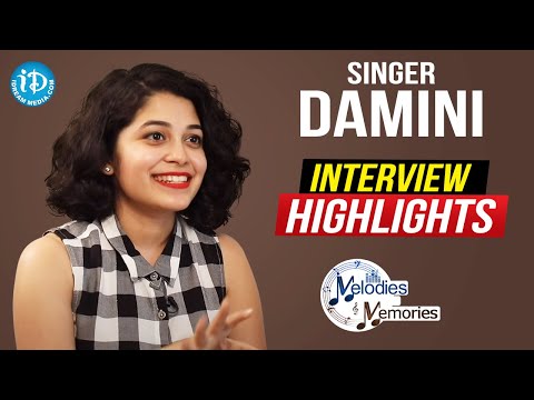 Singer Damini Bhatla Exclusive Interview Highlights | Melodies And Memories | iDream Telugu Movies