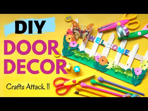 diy-door-decor-for-kids-||-easy-diy-for-room-decor-2019-||-school-crafts