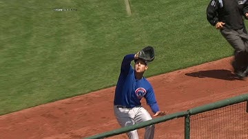 Rizzo makes a nice underhanded catch