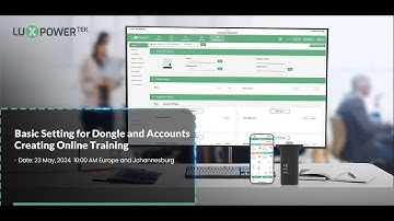 Basic operation for dongle and account creating