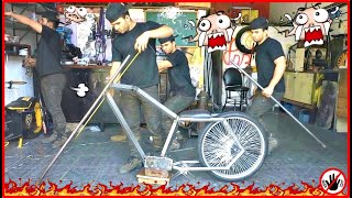 COMO FAZER UM GARFO COM TUBO QUADRADO 30X30!! (BICICLETA INVERTIDA)