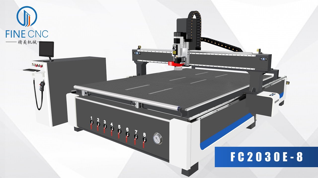 FINECNC FC2030E-8 Kitchen cabinet door CNC Router