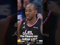 The Clippers defense leads to the Kawhi Leonard SLAM! 🔥✈️| #Shorts
