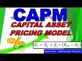 CAPM. Capital Asset Pricing Model. Rendimiento esperado. Fórmula, Interpretación y Supuestos