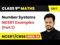 Number Systems - NCERT Examples (Part 3) | Class 9 Maths Chapter 1