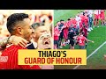 Thiago given Guard of Honour on Liverpool FC Goodbye