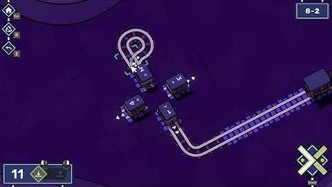 Railbound Level 8-2 Solution