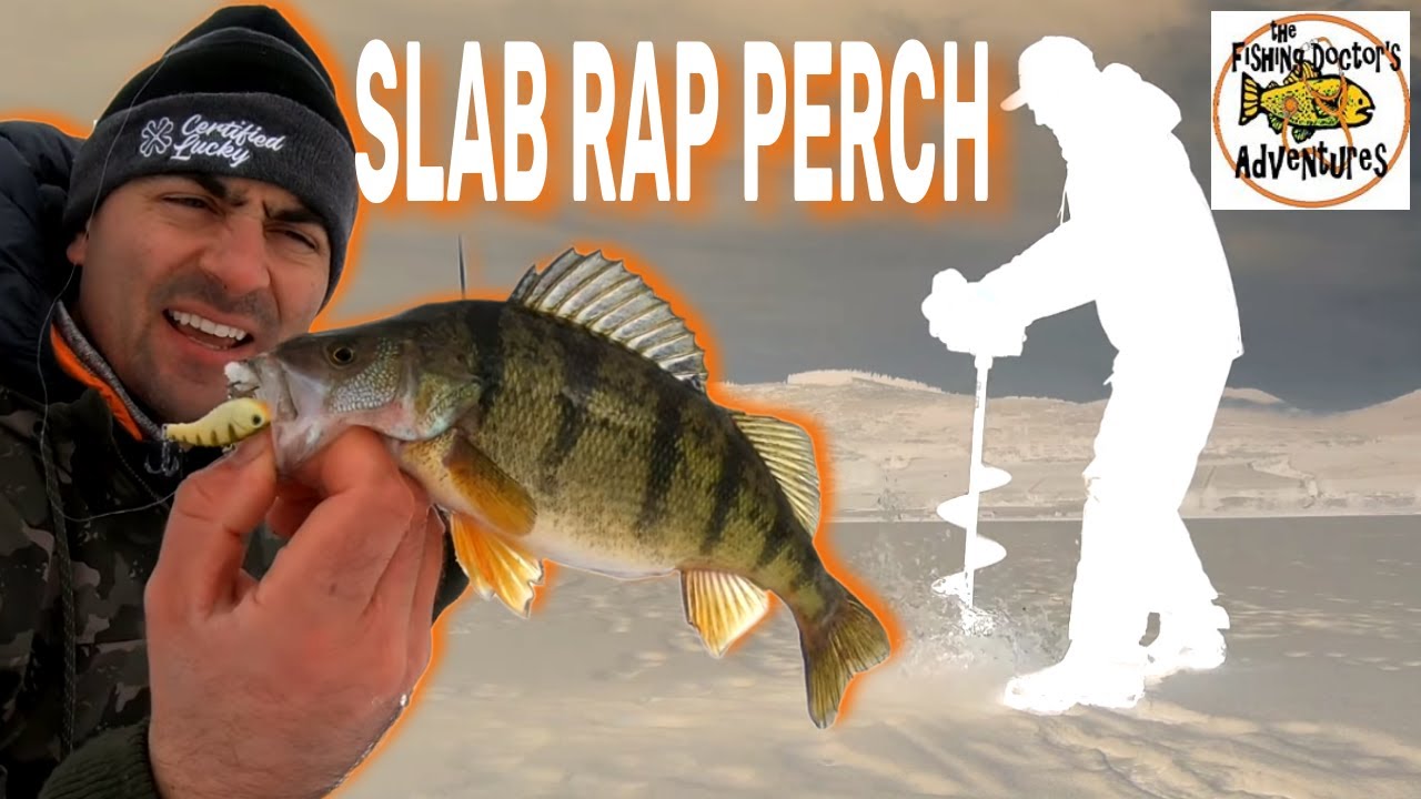 How to Catch Perch Ice Fishing Slab Rap Rapala 