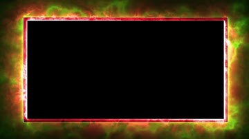 Neon Light Border Frame Template Video | Neon Rectangle Loop Free Stock Footage Backgrounds