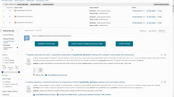 In-Field Searching. A tutorial from LKS ASE using MEDLINE from EBSCO as an example
