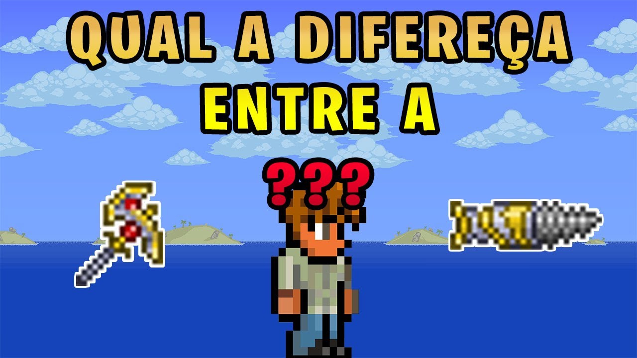 Terraria Qual a Diferença Entre a DRAX e Pickaxe Axe (Machado Picareta