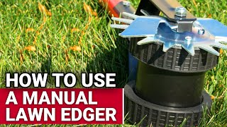 How To Use A Manual Lawn Edger  Ace Hardware