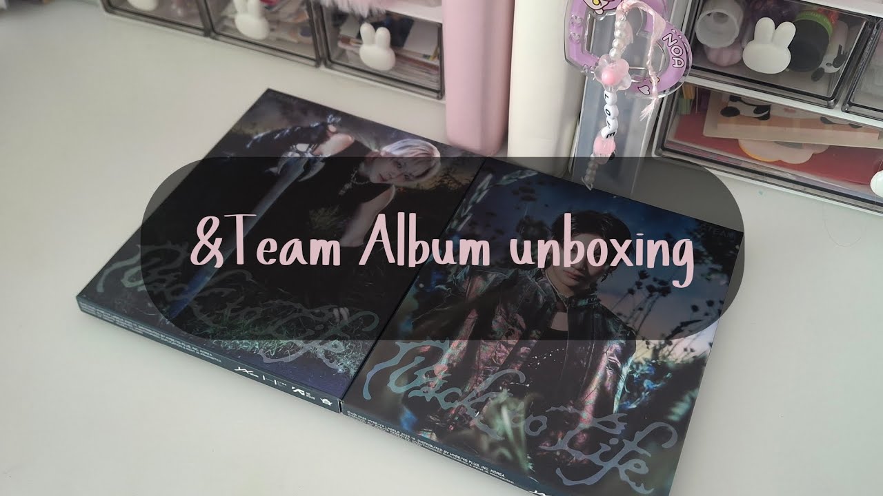 Unboxing &TEAM Back to Life Solo Albums // K-pop Album unboxing