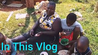 African Village Life #Cooking Traditional Village Food for Lunch - Corn 🌽 flour & Vegetables💪❤️