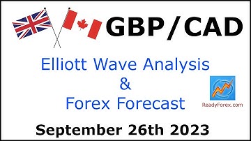 GBP CAD Elliott Wave Analysis | Forex Forecast | September 26, 2023 | GBPCAD Analysis Today