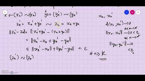 Functional Analysis Class 23 Completion of normed space continuation