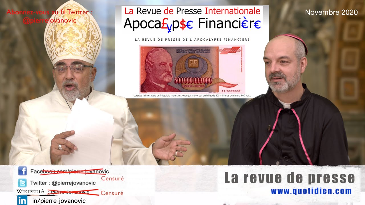 P. Jovanovic - L. Fendt : La revue de presse (Novembre 2020)