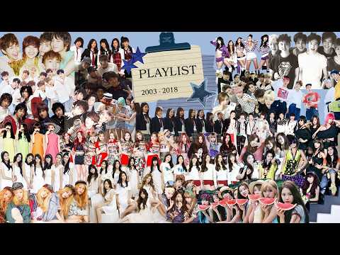 [PLAYLIST] 2003-2018 2-3세대 아이돌 데뷔곡 플레이리스트