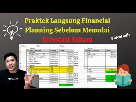 Cara Ngatur Duit Sebelum Mulai Investasi Saham (Praktek Langsung Financial Planning Ideaholic)
