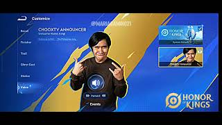 ChooxTv Announcer| Honor of Kings