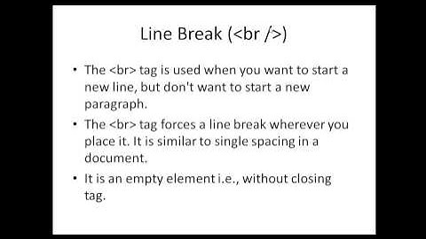 4  HTML Tutorial : Paragraphs, Line Break