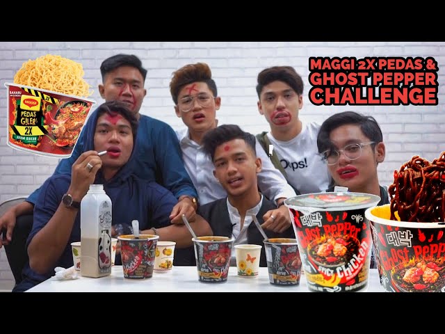 Makan Makan - Siapa Paling POWER! (Maggi 2X Pedas & Ghost Pepper Challenge) class=