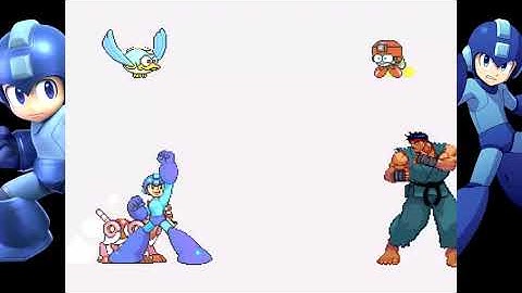 NICK54222 MUGEN: Mega Man (me) VS Smesh Ryu (Master Petuh)