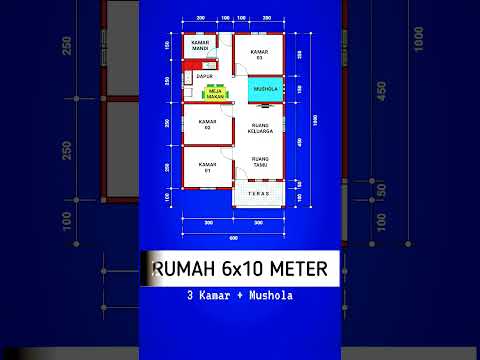 Desain Rumah 6x10