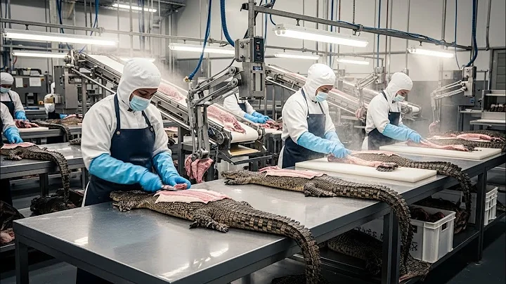 Inside the Crocodile-Leather Factory: From Farm to Luxury Item (Full Process)
